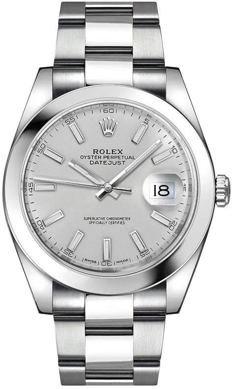 silver rolex watches|rolex silver watches for men.